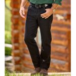 Jean coupe droite taille semi - elastiqu�e�