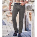 Jean regular taille semi - elastiqu�e