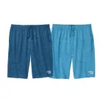 Lot de 2 bermudas sport effet flamm