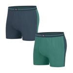 Lot de 2 boxers sport en coton stretch