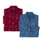 Lot de 2 chemises flanelle � carreaux