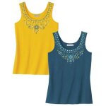 Lot de 2 dbardeurs imprim esprit collier