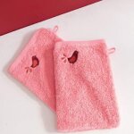 Lot de 2 gants de toilette jolie datcha