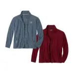 Lot de 2 gilets en micropolaire chine