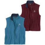 Lot de 2 gilets micropolaire sans manches outdoor Lot de 2 gilets micropolaire sans manches outdoor