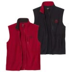 Lot de 2 gilets polaire sans manches outdoor