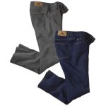 Lot de 2 jeans regular stretch confort