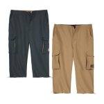 Lot de 2 pantacourts cargo microfibre