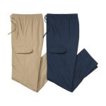 Lot de 2 pantalons détente cargo Lot de 2 pantalons détente cargo