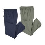 Lot de 2 pantalons d�tente cargo