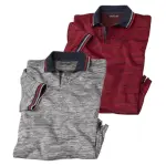 Lot de 2 polos flamm�s