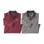 Lot de 2 polos jersey essential Lot de 2 polos jersey essential