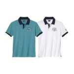 Lot de 2 polos piqués brodés Lot de 2 polos piqués brodés