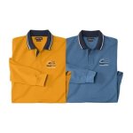 Lot de 2 polos piqus mountain