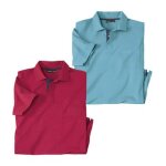 Lot de 2 polos sport casual Lot de 2 polos sport casual