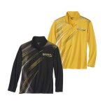 Lot de 2 polos sport col zipp