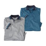 Lot de 2 polos sportwear