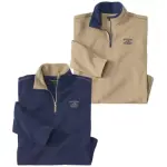 Lot de 2 pulls micropolaire outdoor