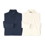 Lot de 2 sous - pulls col montant fronc�