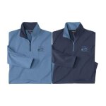 Lot de 2 sous - pulls zipp�s outdoor�