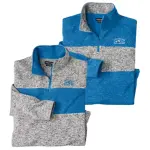 Lot de 2 sweats molleton zipps outdoor winter