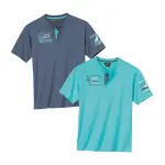 Lot de 2 tee - shirts col tunisien sailing