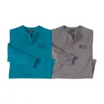 Lot de 2 tee - shirts manches longues col tunisien