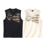 Lot de 2 tee - shirts sans manches saharian road