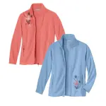 Lot de 2 vestes micropolaire brod�es