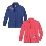 Lot de 2 vestes micropolaires brodes