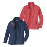 Lot de 2 vestes polaire brodes