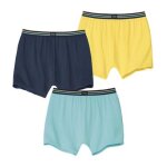 Lot de 3 boxers stretch unis