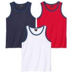 Lot de 3 débardeurs beach sport Lot de 3 débardeurs beach sport