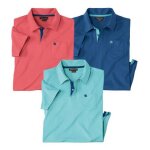 Lot de 3 polos casual summer Lot de 3 polos casual summer