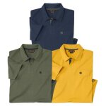 Lot de 3 polos coton atlas for men(r)