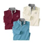 Lot de 3 pulls micropolaire outdoor