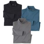 Lot de 3 sous - pulls col roul