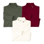 Lot de 3 sous - pulls col roulé Lot de 3 sous - pulls col roulé