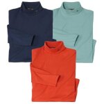 Lot de 3 sous - pulls cosy confort