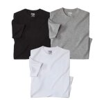 Lot de 3 tee - shirts col rond