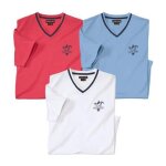 Lot de 3 tee - shirts col v Lot de 3 tee - shirts col v