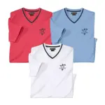 Lot de 3 tee - shirts col v