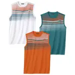 Lot de 3 tee - shirts sans manches sport