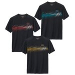 Lot de 3 tee - shirts sport imprimé graphique Lot de 3 tee - shirts sport imprimé graphique