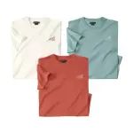 Lot de 3 tee - shirts unis dsert