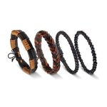 Lot de 4 bracelets authentiques