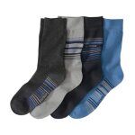 Lot de 4 paires de chaussettes jacquard