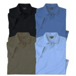 Lot de 4 polos mc jersey unis Lot de 4 polos mc jersey unis