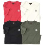 Lot de 4 tee - shirts coton unis Lot de 4 tee - shirts coton unis