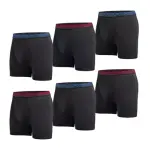 Lot de 6 boxers noirs